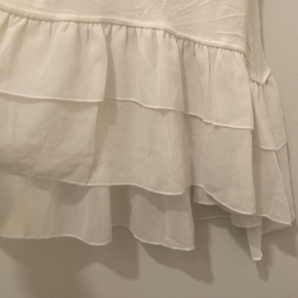 High-Lo Chiffon Shirt Extender • Size M - Picture 4 of 7